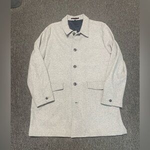 Bonobos Italian Wool Car Coat XXL light grey